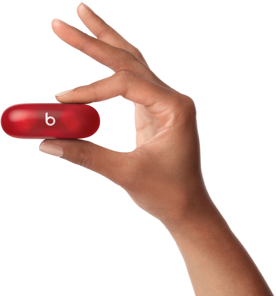 Beats Solo Buds - True Wireless Earbuds - Transparent Red - MUW03ZM/A