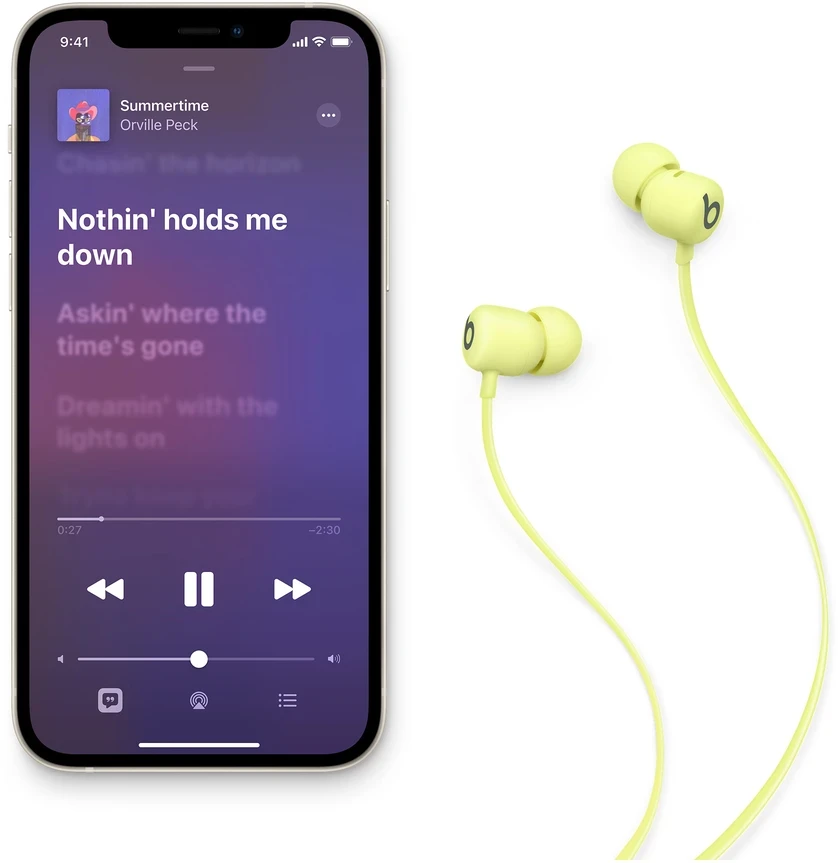 Beats Flex – All-Day Wireless Earphones - Yuzu Yellow - MYMD2ZM/A
