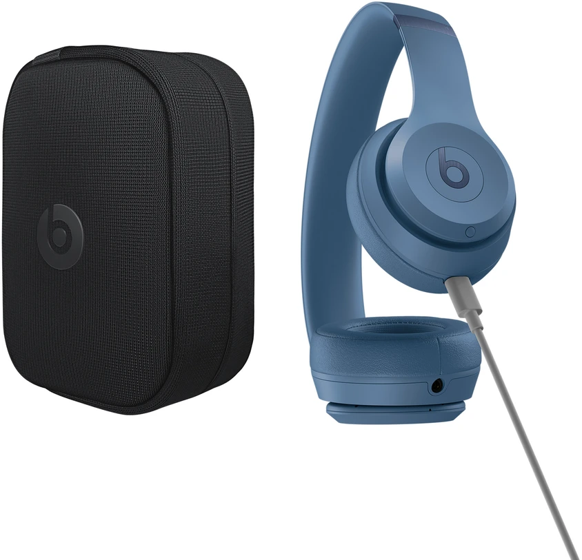 Beats Solo4 - On-Ear Wireless Headphones - Slate Blue - MUW43ZM/A