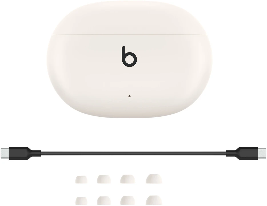 Beats Studio Buds + - True Wireless Noise Cancelling Earbuds - Ivory - MQLJ3ZM/A
