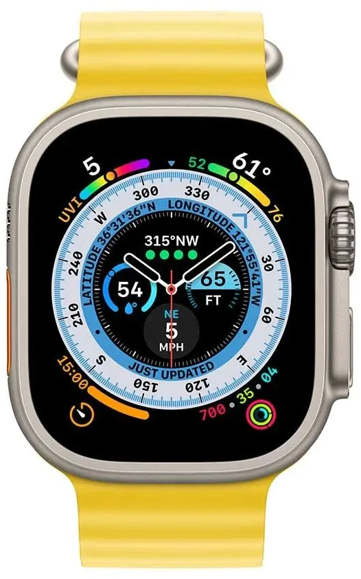 Apple Watch 49mm Yellow Ocean Band Extension - MQED3ZM/A