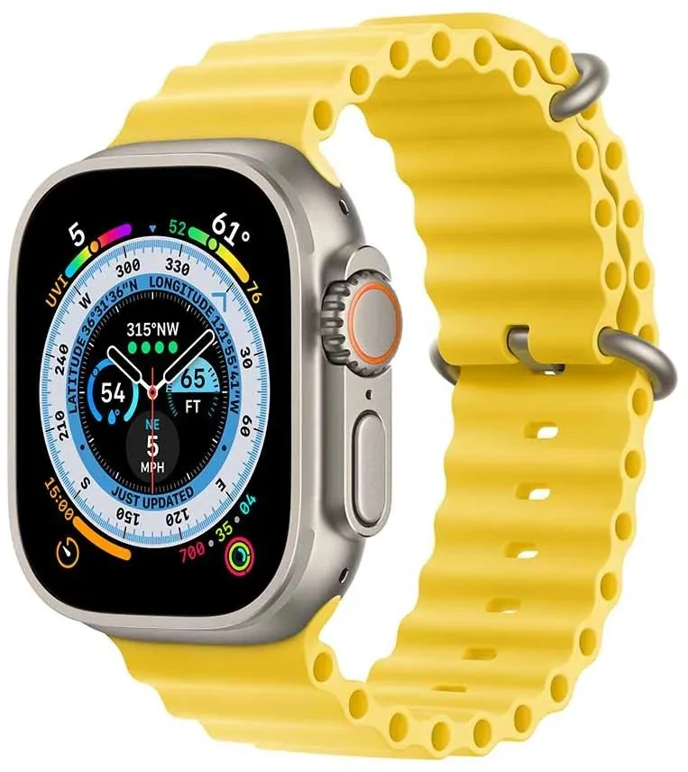 Apple Watch 49mm Yellow Ocean Band Extension - MQED3ZM/A