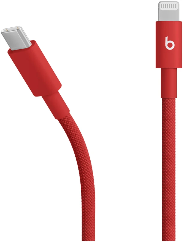 Beats USB-C to Lightning Woven Cable (1.5 m) - Rapid Red - MFEH4ZM/A
