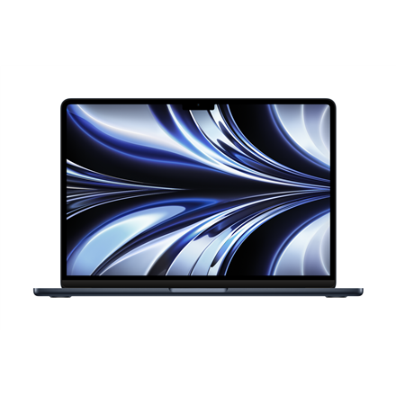 Nešiojamas kompiuteris MacBook Air 13 colių Apple M2 8C CPU, 8C GPU/16GB/256GB SSD/Midnight/RUS