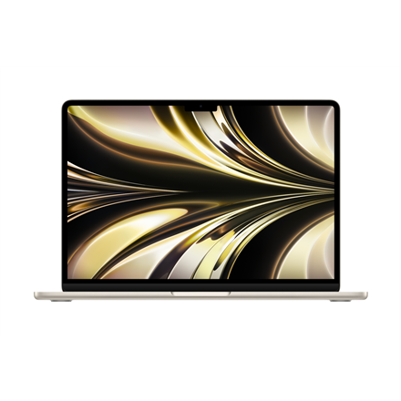 Nešiojamas kompiuteris MacBook Air 13 colių Apple M2 8C CPU, 8C GPU/16GB/256GB SSD/Starlight/RUS