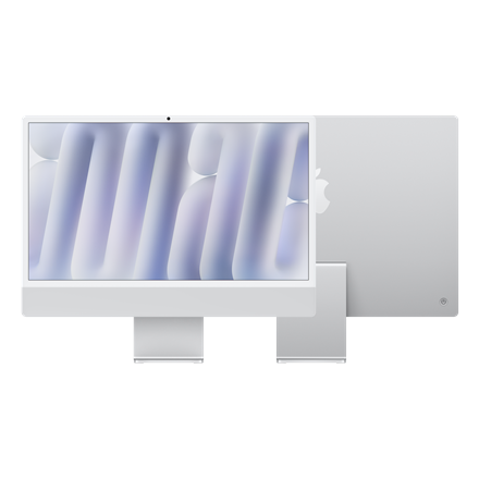 Stacionarus kompiuteris iMac 24” 4.5K Retina Nano-texture Glass, Apple M4 10C CPU, 10C GPU/16GB/256GB SSD/Silver/SWE