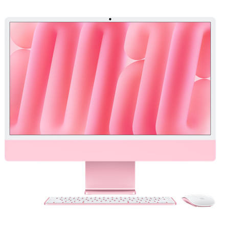 Stacionarus kompiuteris iMac 24” 4.5K Retina, Apple M4 10C CPU, 10C GPU/16GB/512GB SSD/Pink/SWE