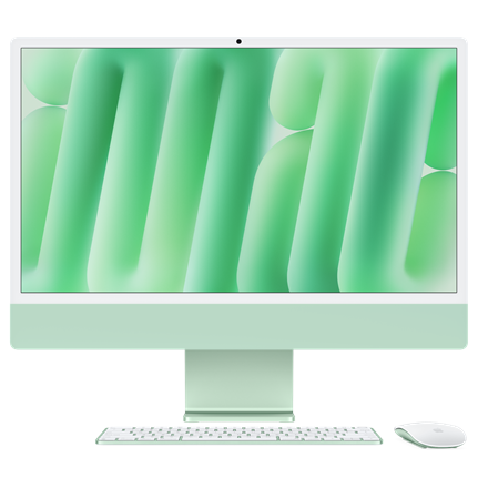 Stacionarus kompiuteris iMac 24” 4.5K Retina, Apple M4 10C CPU, 10C GPU/16GB/512GB SSD/Žalias/SWE