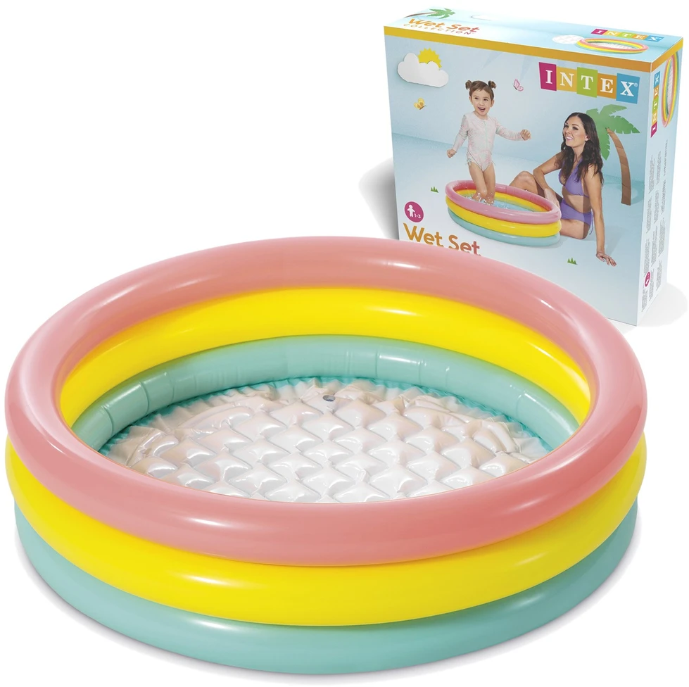Vaikiškas baseinas vaivorykštė 58924 INTEX