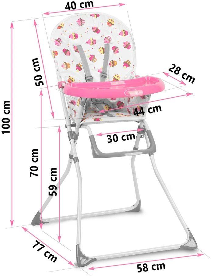 Maitinimo kėdutė su staliuku Ricokids Fando