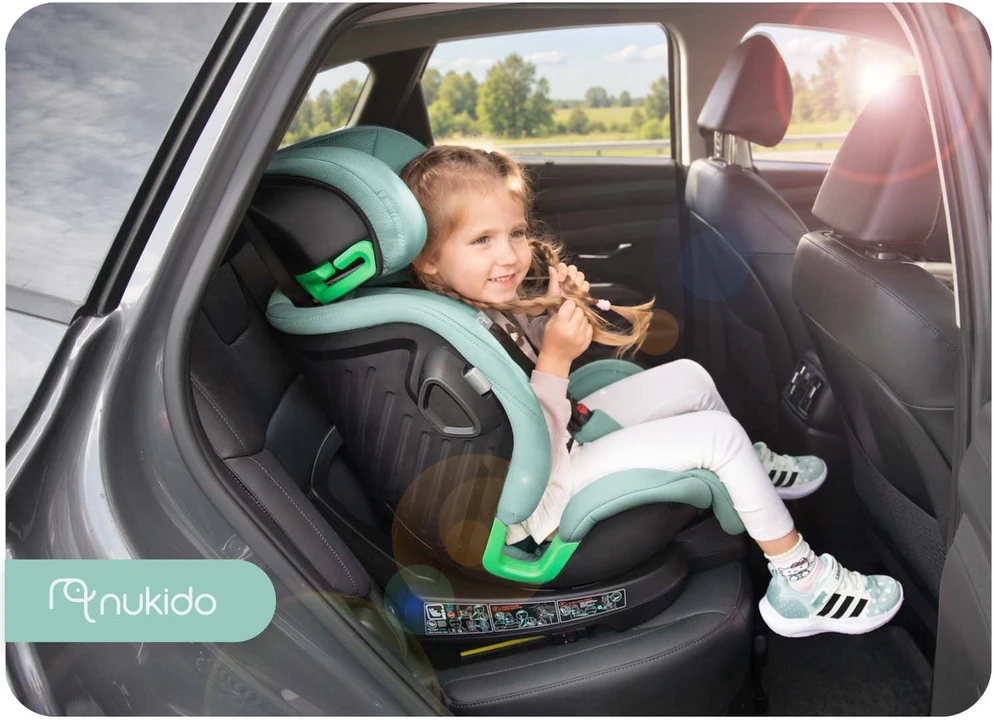 Automobilinė kėdutė oborotowy su nogą Nukido Shelly 0-12 lat I-Size ISOFIX
