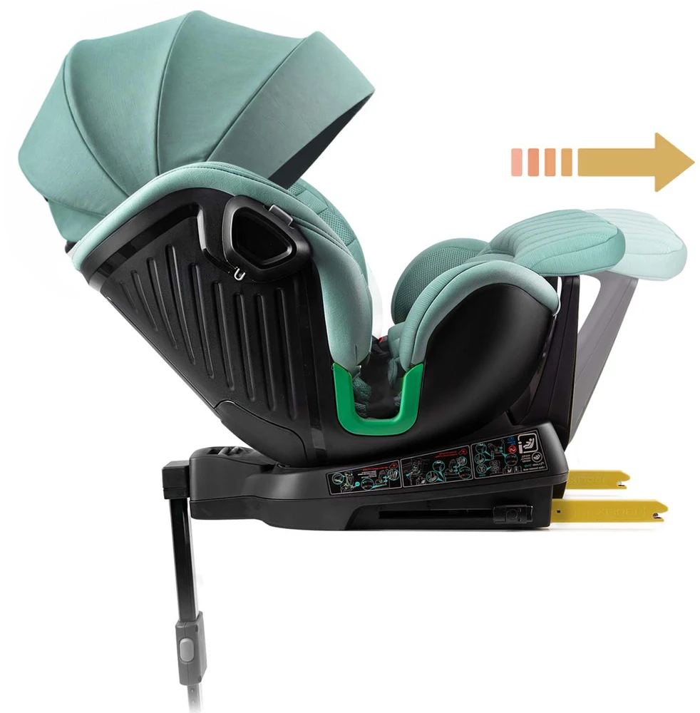 Automobilinė kėdutė oborotowy su nogą Nukido Shelly 0-12 lat I-Size ISOFIX