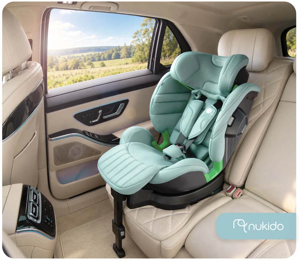 Automobilinė kėdutė oborotowy su nogą Nukido Shelly 0-12 lat I-Size ISOFIX