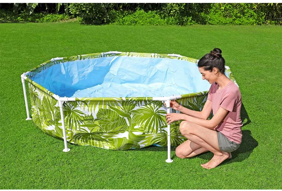 Sodo baseinas vaikams Bestway, 244 x 51 cm, žalias