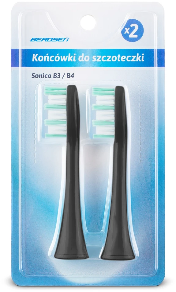 Berdsen B3 Sonic dantų šepetėlio galvutės, 2 vnt.