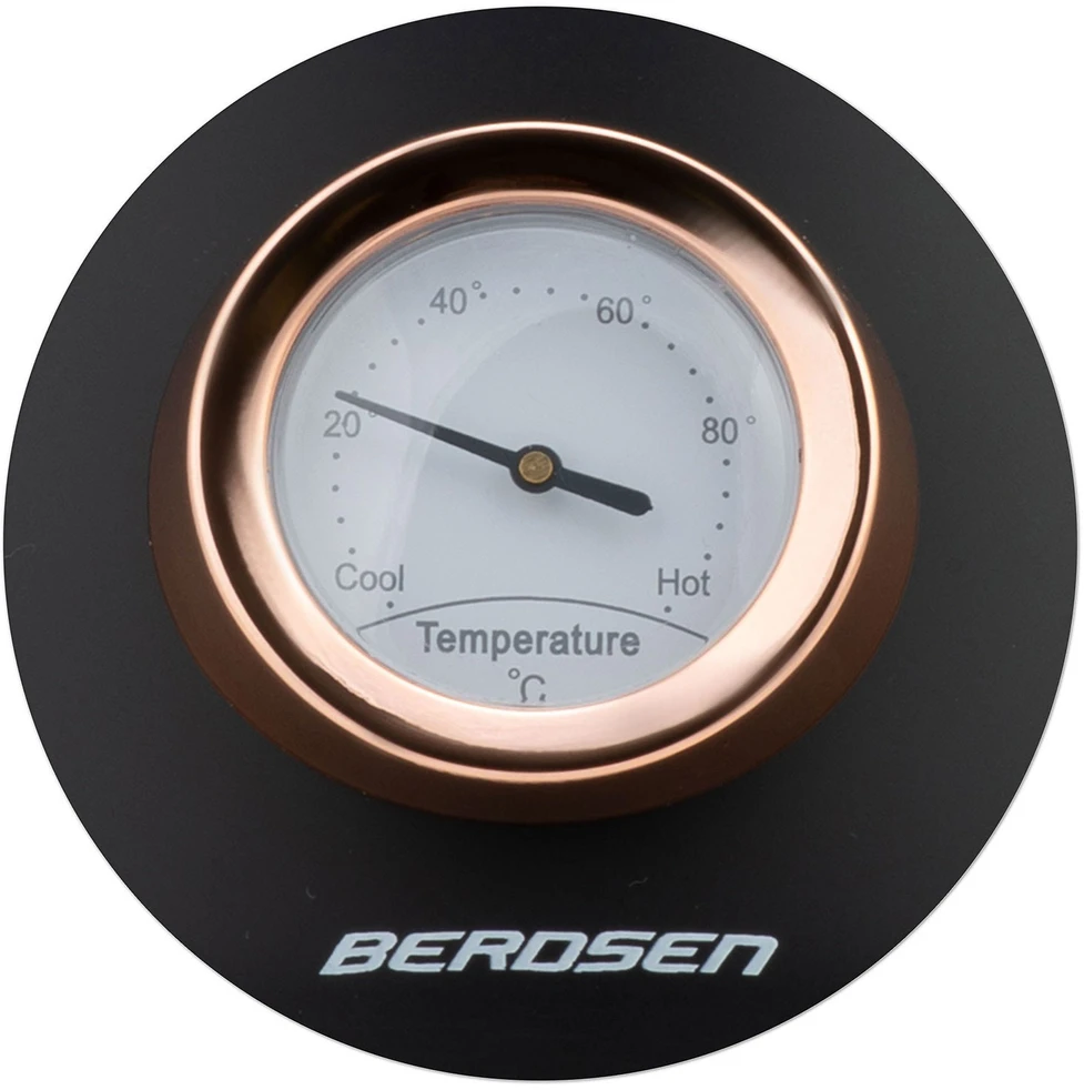 Berdsen Elektrinis virdulys su termometru 1,7L BD-701 juodas