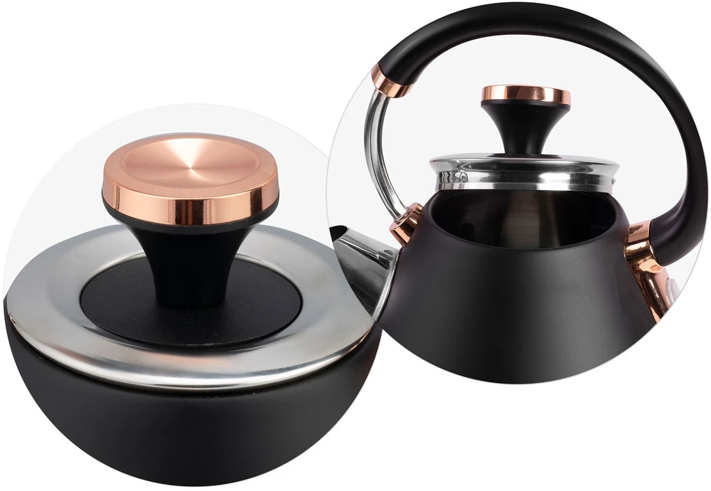 Berdsen Elektrinis virdulys su termometru 1,7L BD-701 juodas