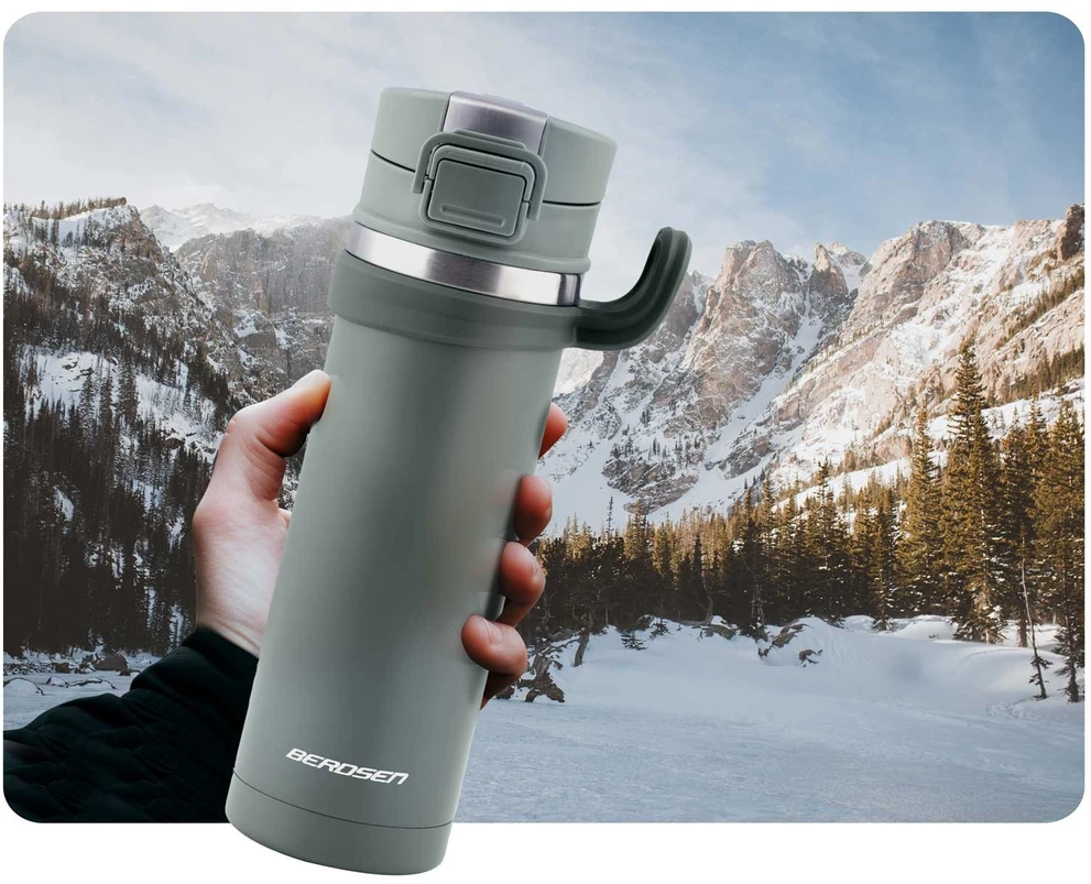 Berdsen Vakuuminis termosas 450 ml BD-783 pilkas