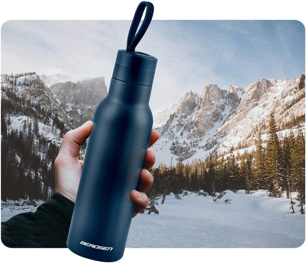 Berdsen Vakuuminis termosas 500 ml BD-787 tamsiai mėlynas