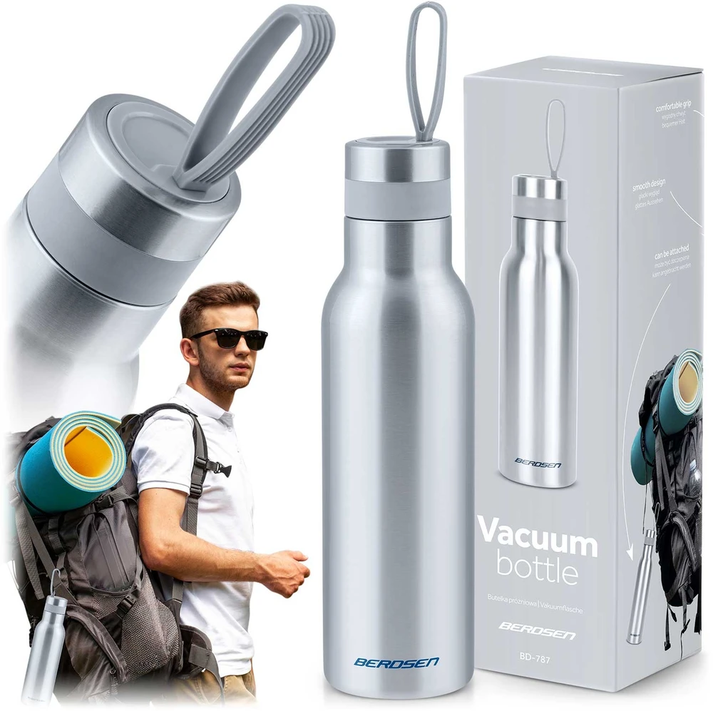 Berdsen Vakuuminis termosas 500 ml BD-787 sidabrinis