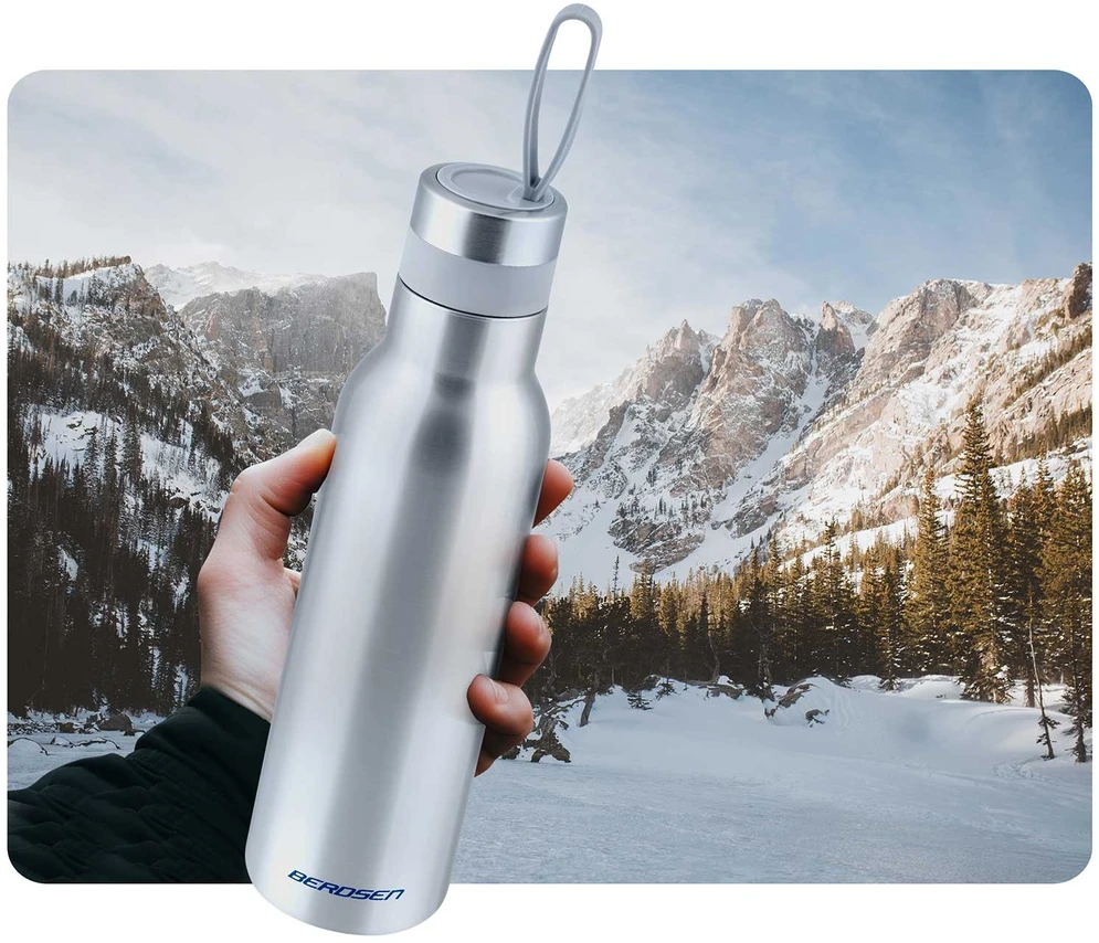 Berdsen Vakuuminis termosas 500 ml BD-787 sidabrinis