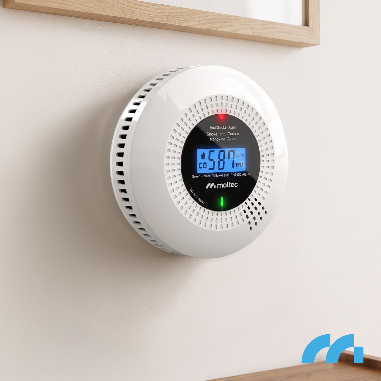 Maltec Anglies monoksido/dūmų jutiklis SafeSensor5000 2in1 AA aprašymas - Prekės nuotrauka