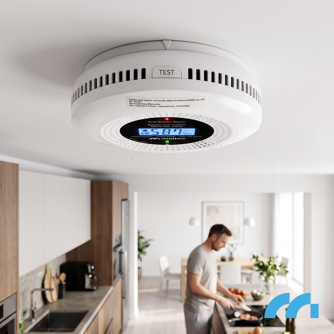 Maltec Anglies monoksido/dūmų jutiklis SafeSensor5000 2in1 AA aprašymas - Prekės nuotrauka