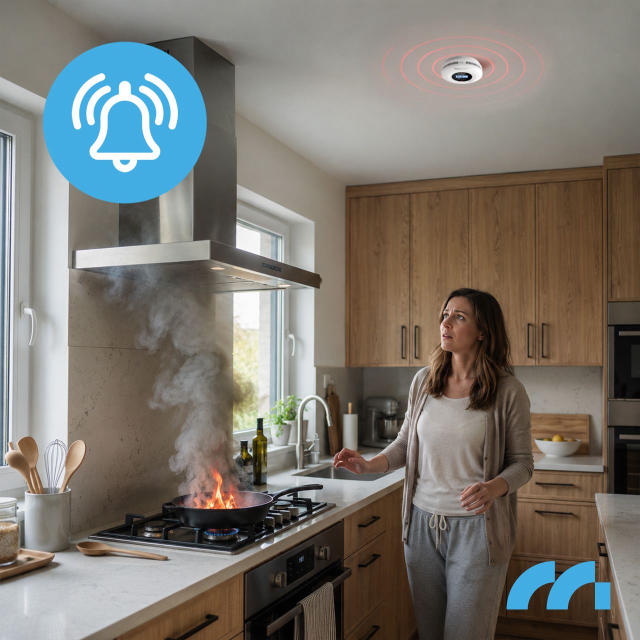 Maltec Anglies monoksido/dūmų jutiklis SafeSensor5000 2in1 AA aprašymas - Prekės nuotrauka
