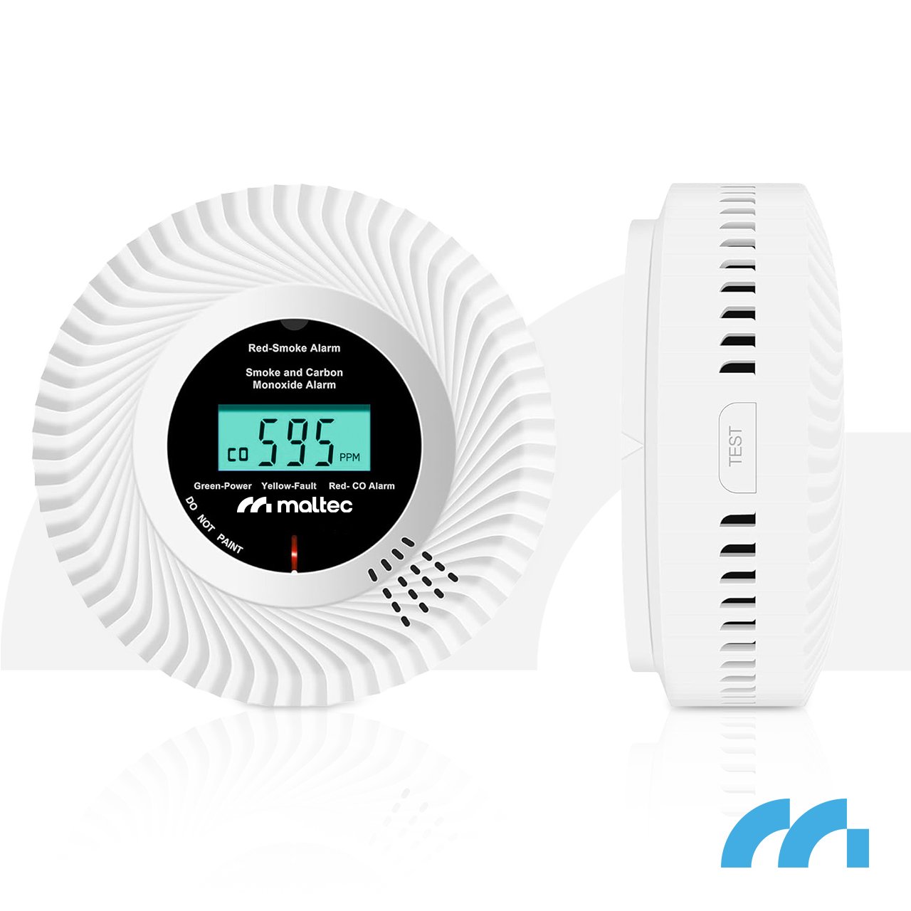Maltec Anglies monoksido / dūmų jutiklis SafeSensor5500 2 viename Li-ion aprašymas - Prekės nuotrauka