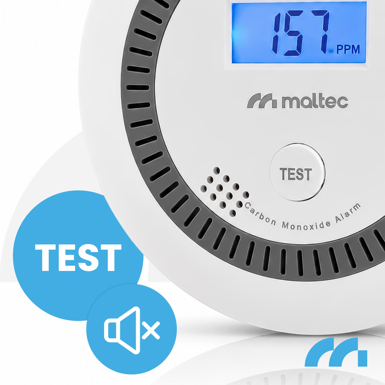 Maltec Anglies monoksido/dūmų jutiklis SafeSensor4000 AA aprašymas - Prekės nuotrauka