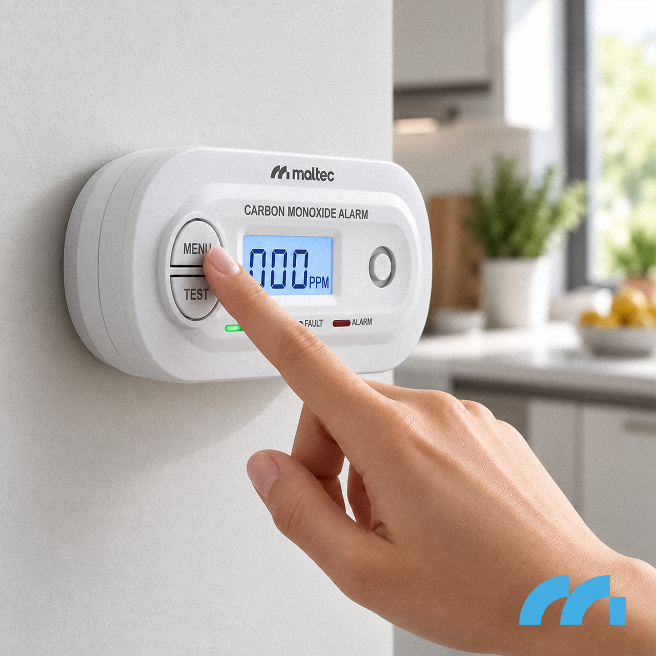 Maltec Anglies monoksido/dūmų jutiklis SafeSensor4100 AA aprašymas - Prekės nuotrauka