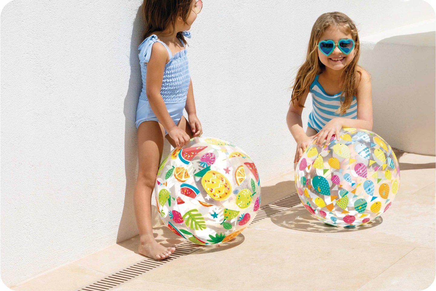 Pripučiamas paplūdimio kamuolys linksma žuvelė 51 cm INTEX 59040 aprašymas - Prekės nuotrauka