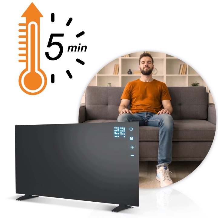 Šildytuvas infraraudonųjų spindulių infraraudonųjų spindulių spinduliuotė 600 W Berdsen BD-980 aprašymas - Prekės nuotrauka