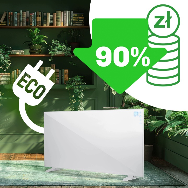 Infrared šildytuvas infraraudonųjų spindulių 1000 W Berdsen BD-992 pultas WiFi programėlė aprašymas - Prekės nuotrauka