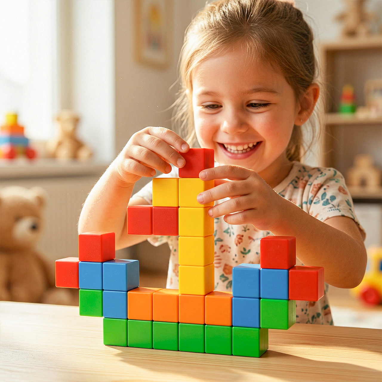 Malplay Magnetinės kaladėlės kubeliai 60 vnt. aprašymas - Prekės nuotrauka
