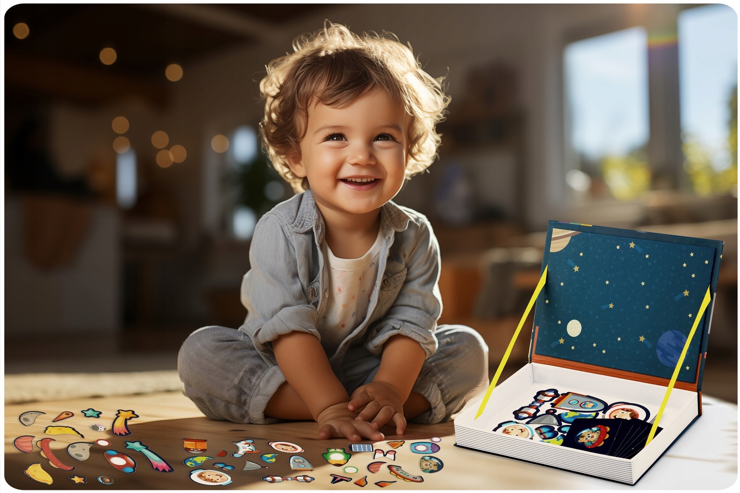 Ricokids Magnetinė knygelė Kosmos RK-770 aprašymas - Prekės nuotrauka