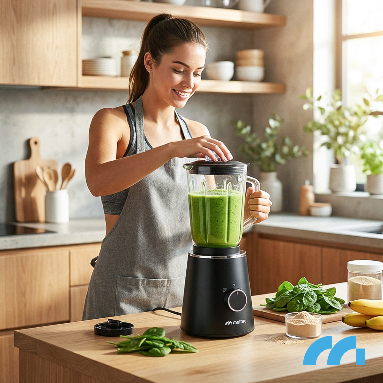 Gruzdintuvė MalTec Puodelio blenderis BL1000W + priedai aprašymas - Prekės nuotrauka