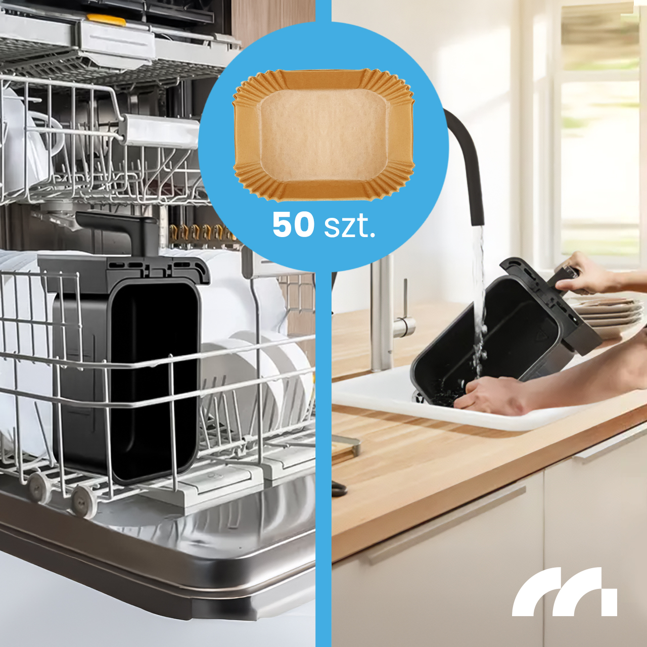 Gruzdintuvė MalTec Riebalų keptuvė be aliejaus AirFryer 2800W-10L aprašymas - Prekės nuotrauka