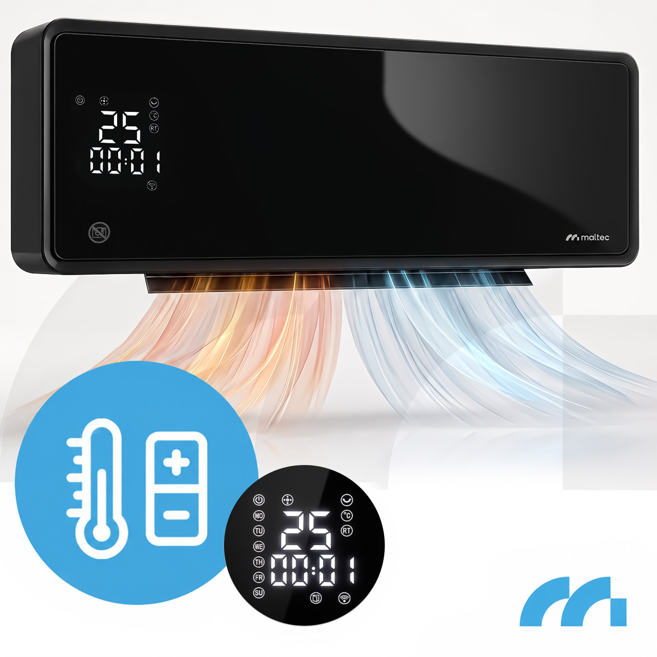 Maltec Oro užuolaida PT5800W-BL WiFi + pultas aprašymas - Prekės nuotrauka