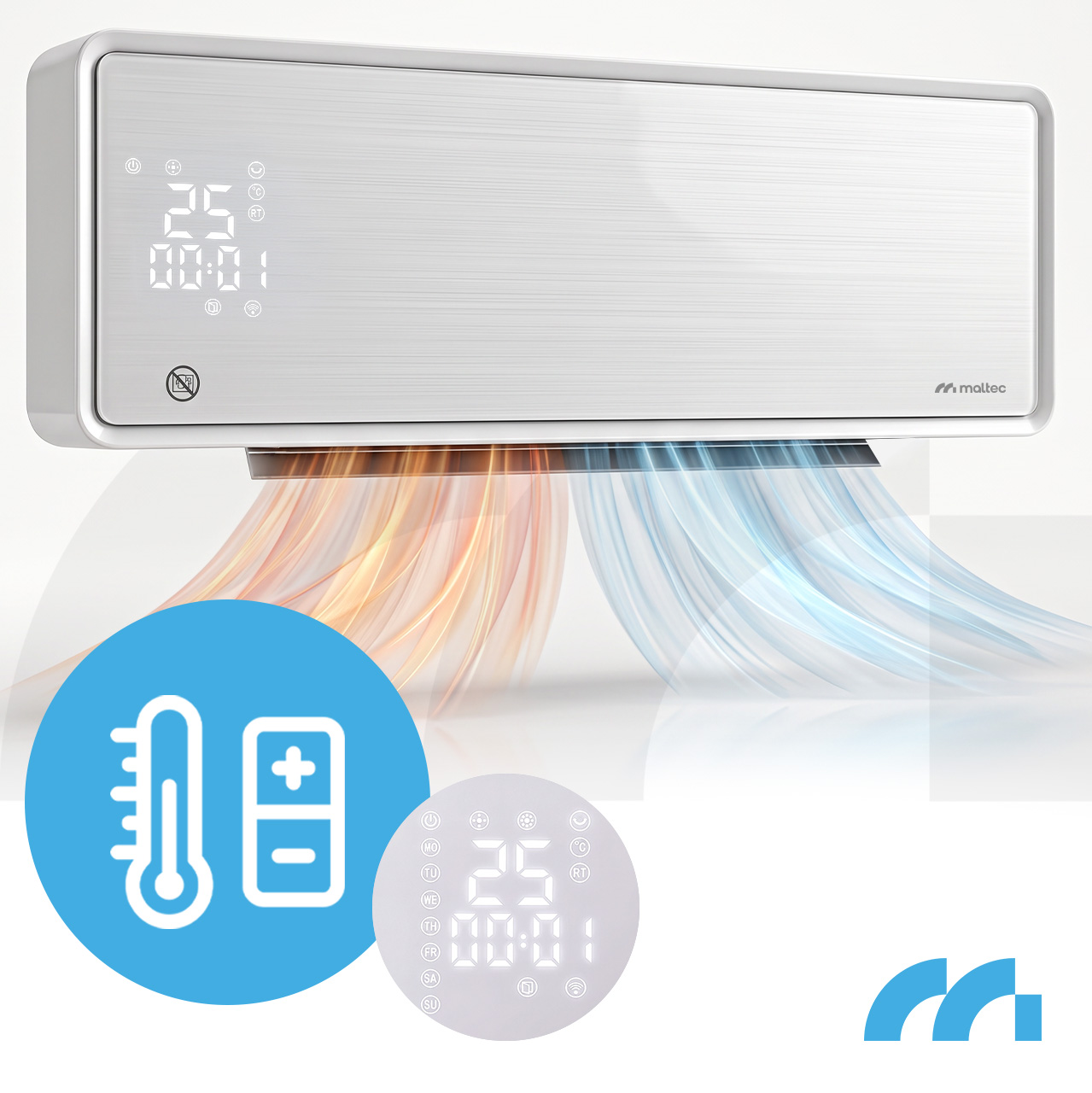 Maltec Oro užuolaida PT5800W-WH WiFi + pultas aprašymas - Prekės nuotrauka