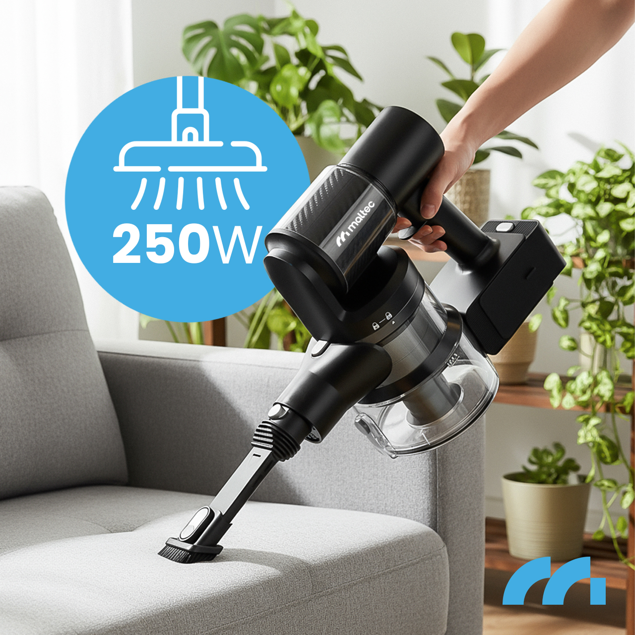 MalTec Dulkių siurblys Pionowy TURBOCYCLONE PRO2000 aprašymas - Prekės nuotrauka