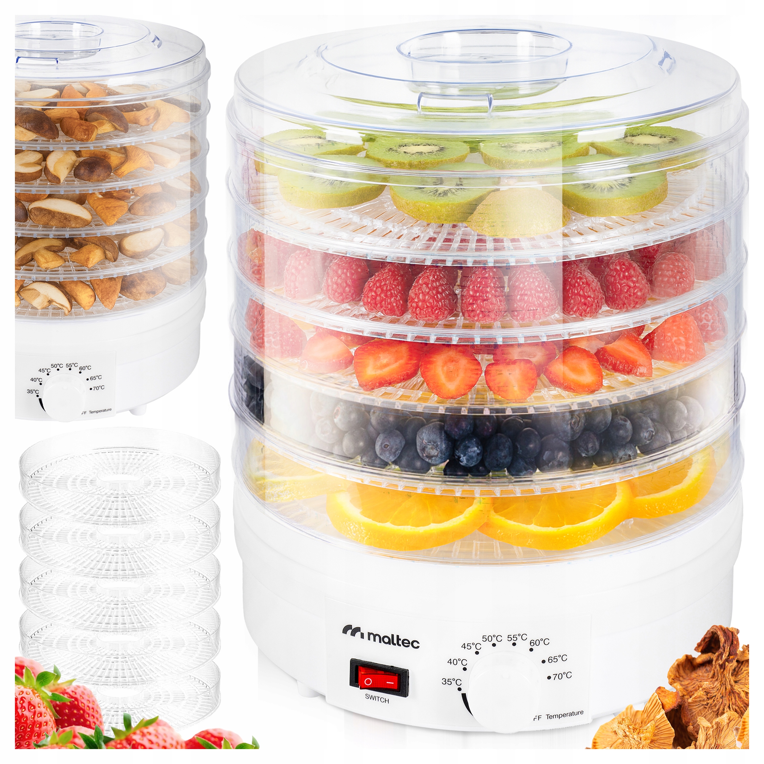 Gruzdintuvė Maltec Džiovintuvas spożywcza DryMaster500W-II aprašymas - Prekės nuotrauka