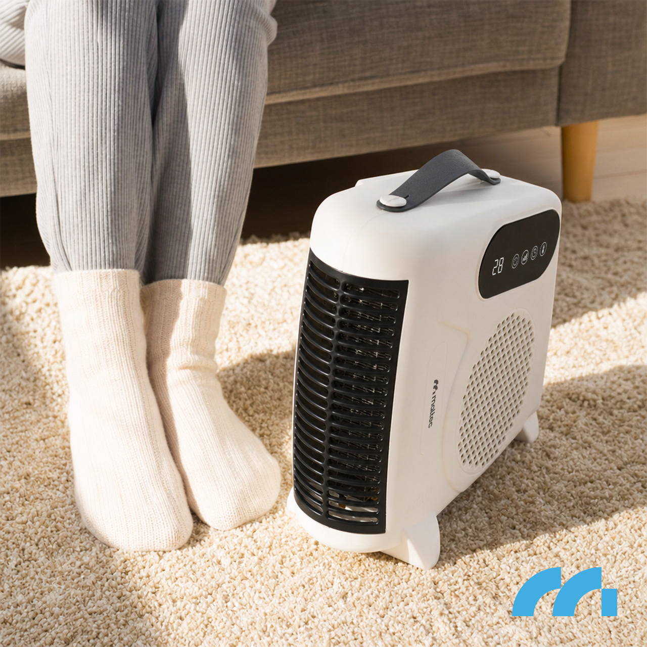 MalTec Termoventiliatorius TH2000W + pultelis aprašymas - Prekės nuotrauka