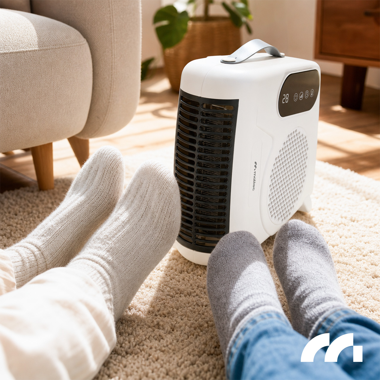 MalTec Termoventiliatorius TH2000W + pultelis aprašymas - Prekės nuotrauka