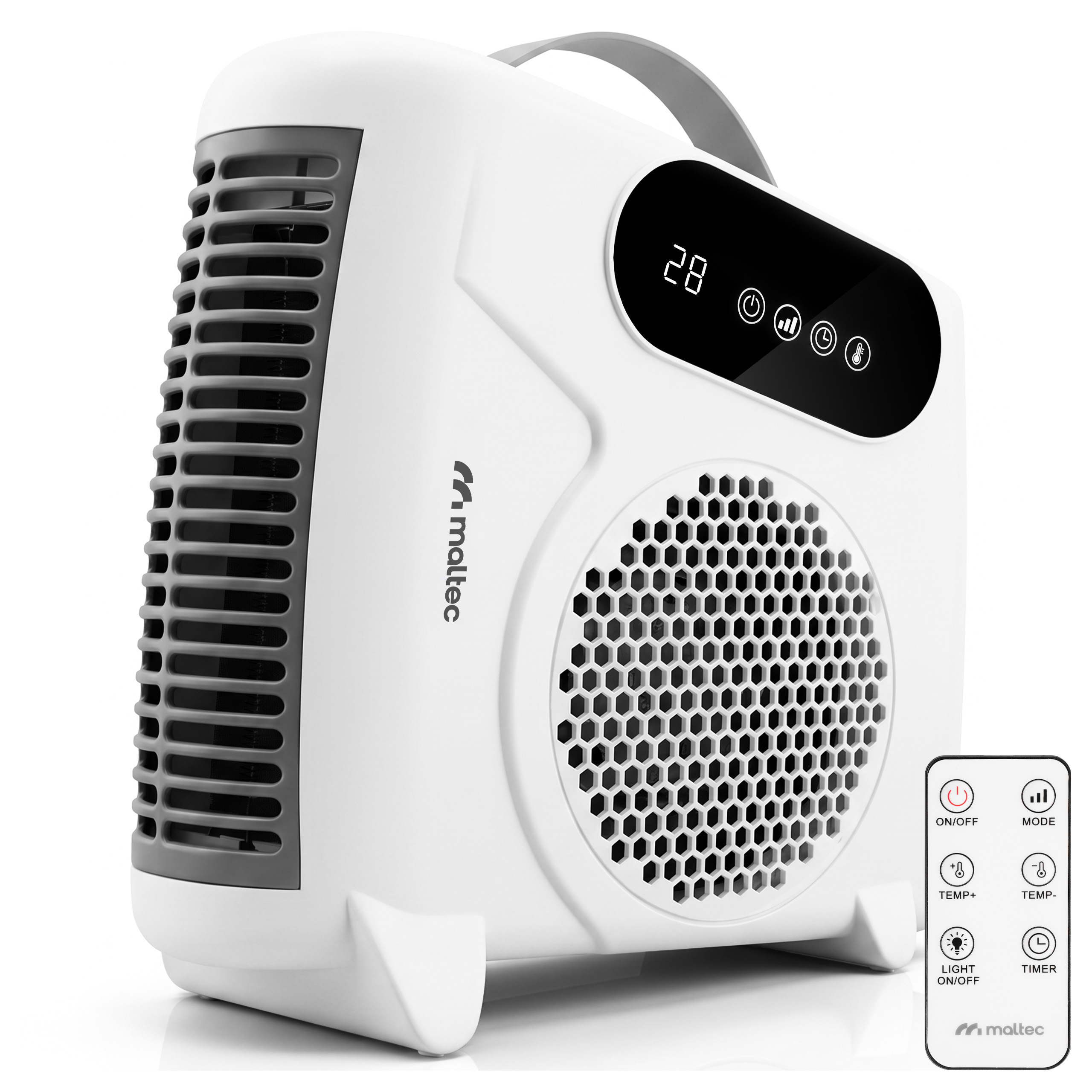 MalTec Termoventiliatorius TH2000W + pultelis aprašymas - Prekės nuotrauka