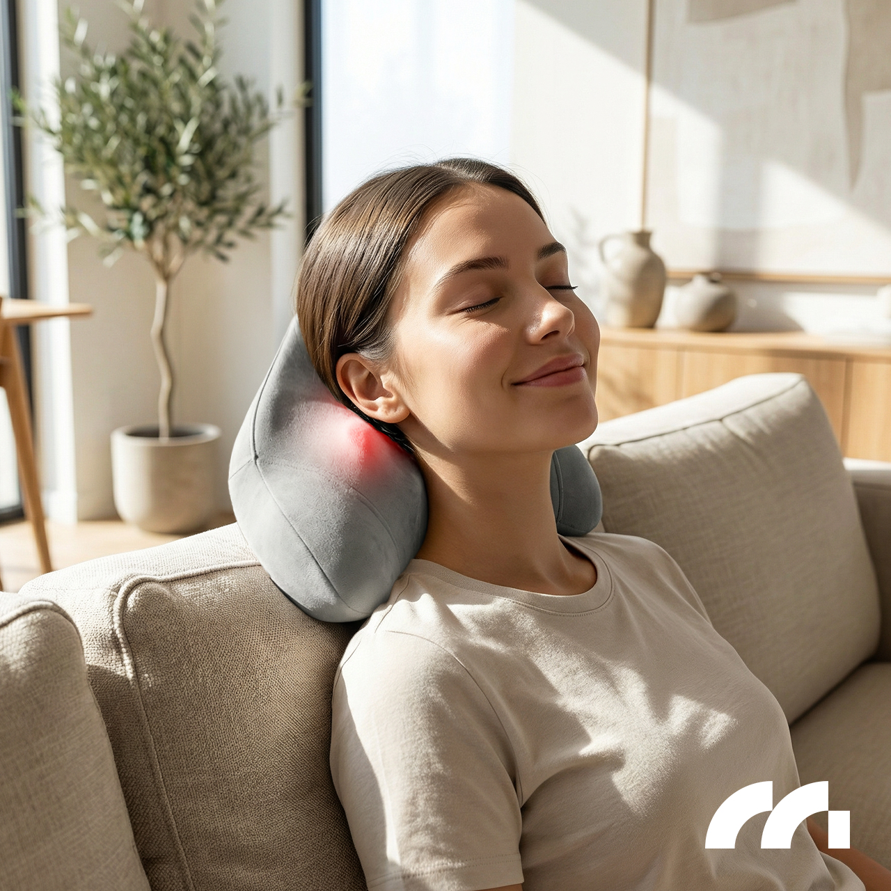 Maltec Masažuojanti pagalvė MAX-Comfy 1800 Wireless aprašymas - Prekės nuotrauka