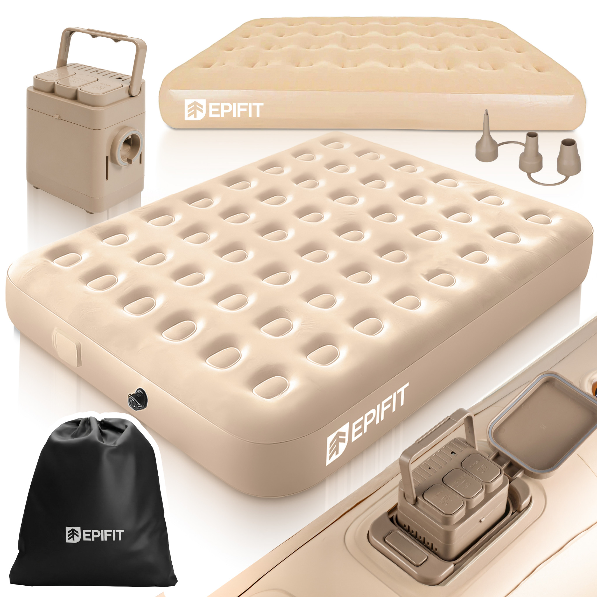 Epifit čiužinys 2os. su wbudowaną baterią AIRE beige aprašymas - Prekės nuotrauka