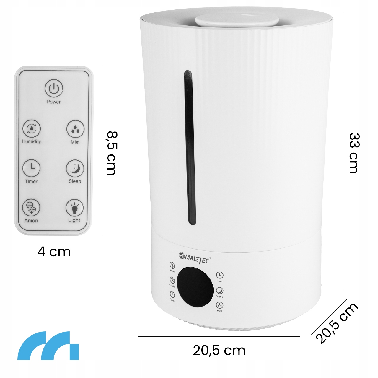 Maltec Ultragarsinis drėkintuvas 5L WT-5000-ION aliejai aprašymas - Prekės nuotrauka