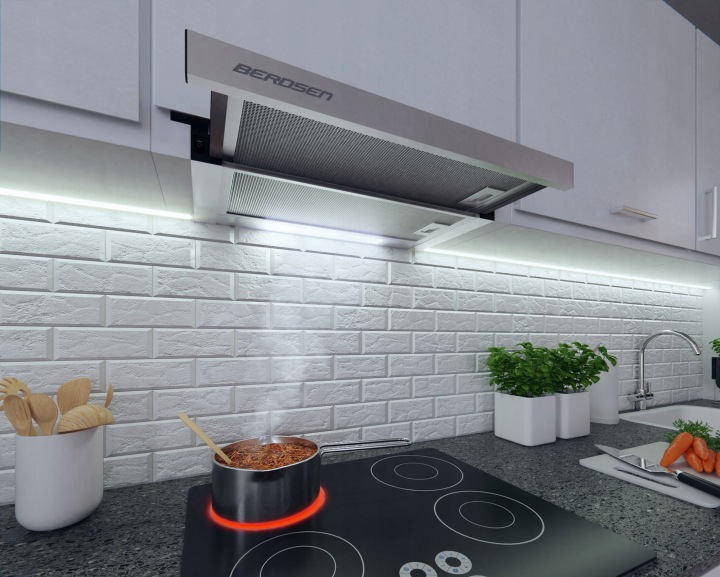 Gartraukis kuchenny teleskopowy 60 cm Berdsen BT-240 INOX aprašymas - Prekės nuotrauka