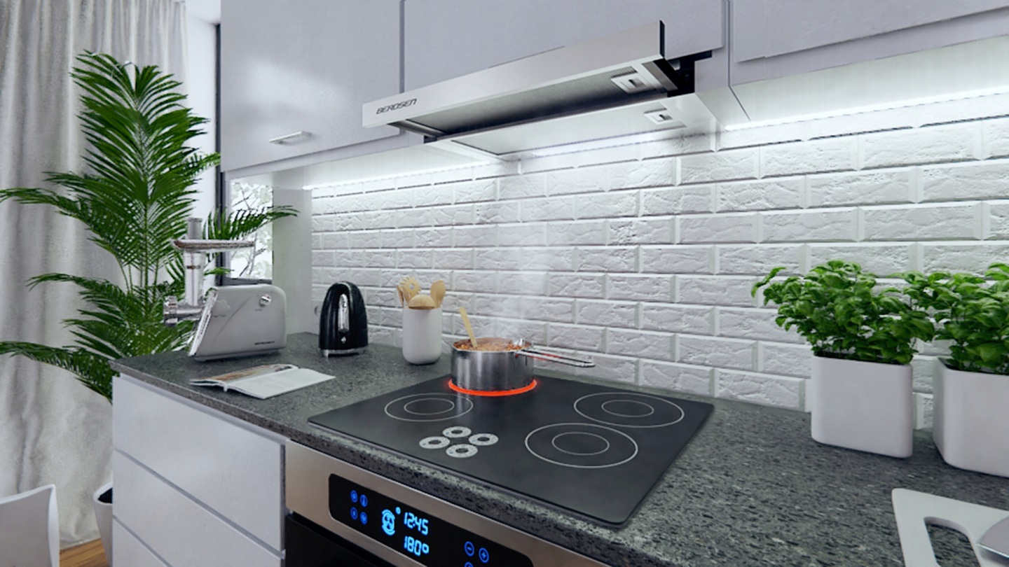 Gartraukis kuchenny teleskopowy 60 cm Berdsen BT-240 INOX aprašymas - Prekės nuotrauka